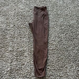 Brown Full Length Leggings